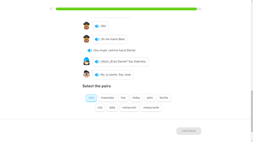Duolingo Spanish stories