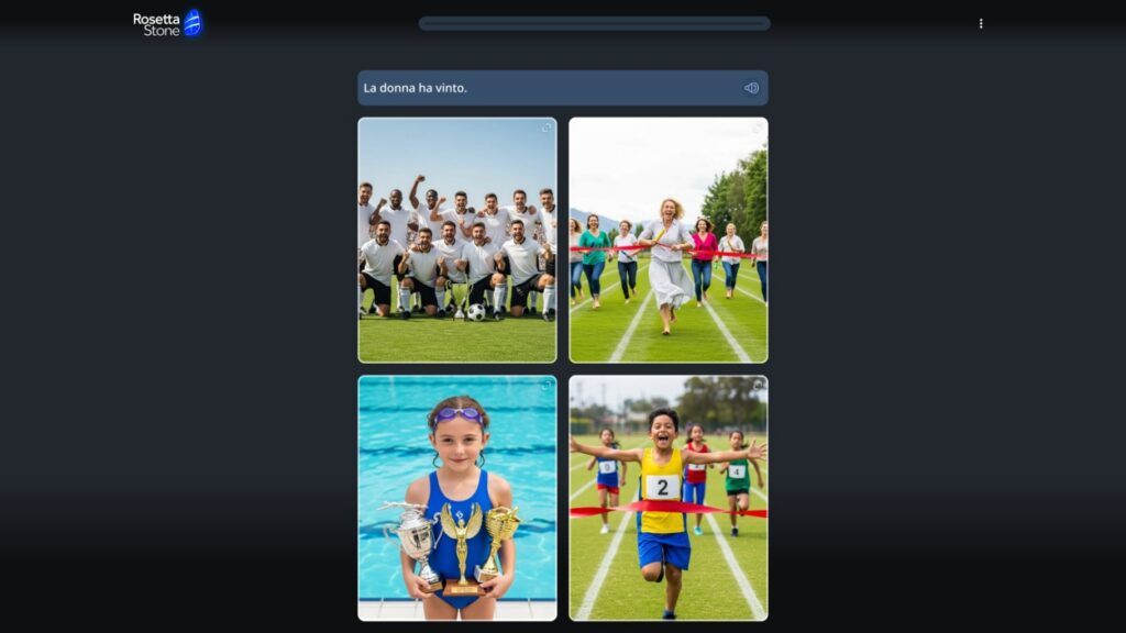 Rosetta Stone Italian drill