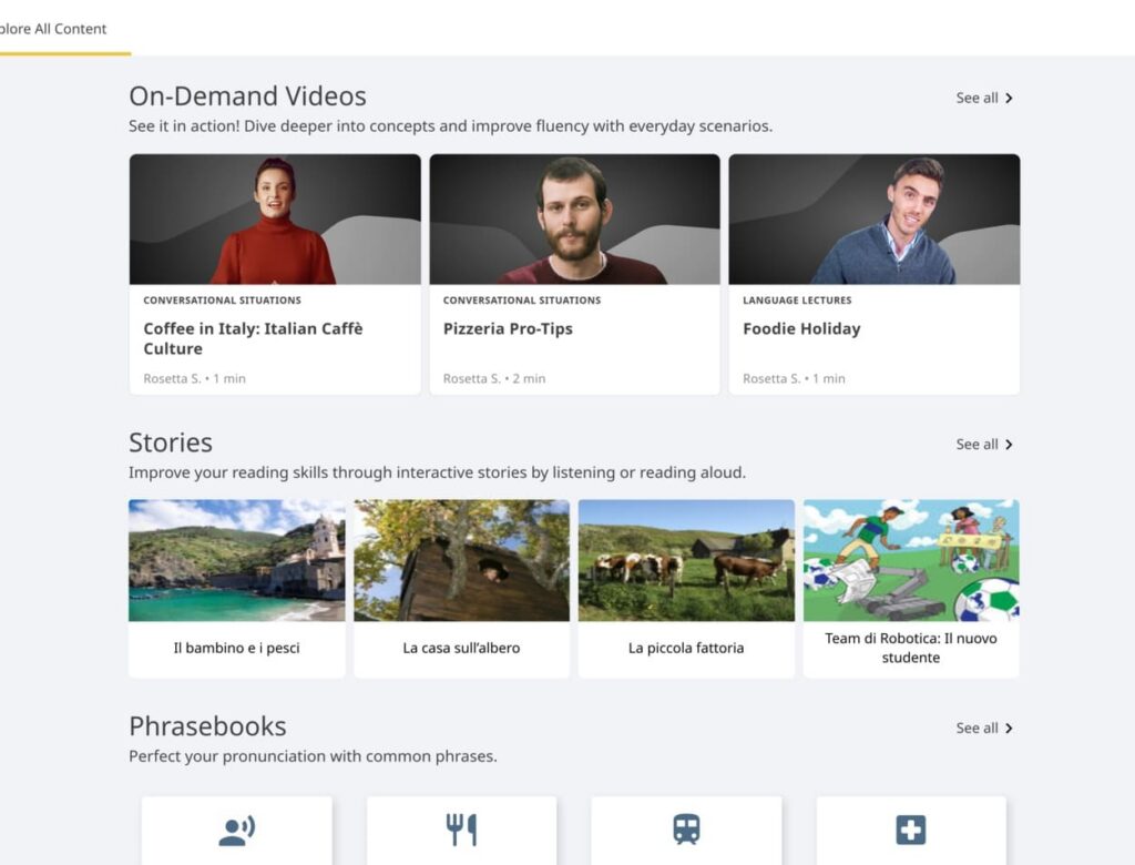 Rosetta Stone bonus tools