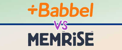 Babbel vs Memrise