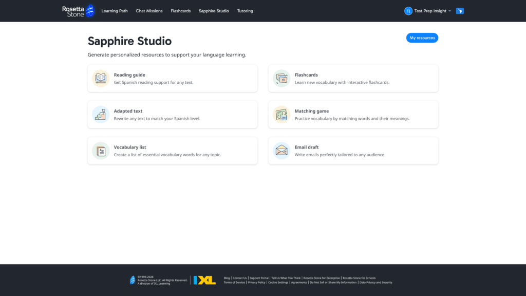 Rosetta Stone Sapphire Studio