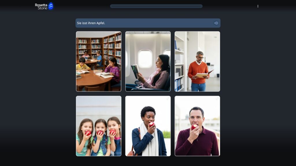 rosetta stone german lesson