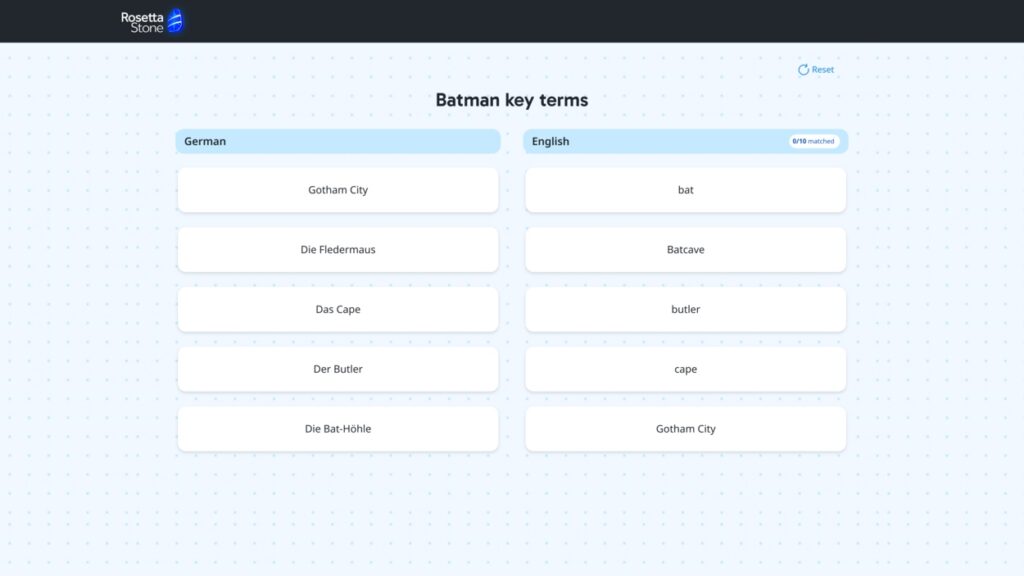 rosetta stone german AI tools