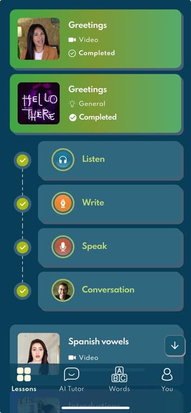 Jumpspeak language app